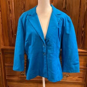 LIGHT blazer jacket Caribbean blue XL